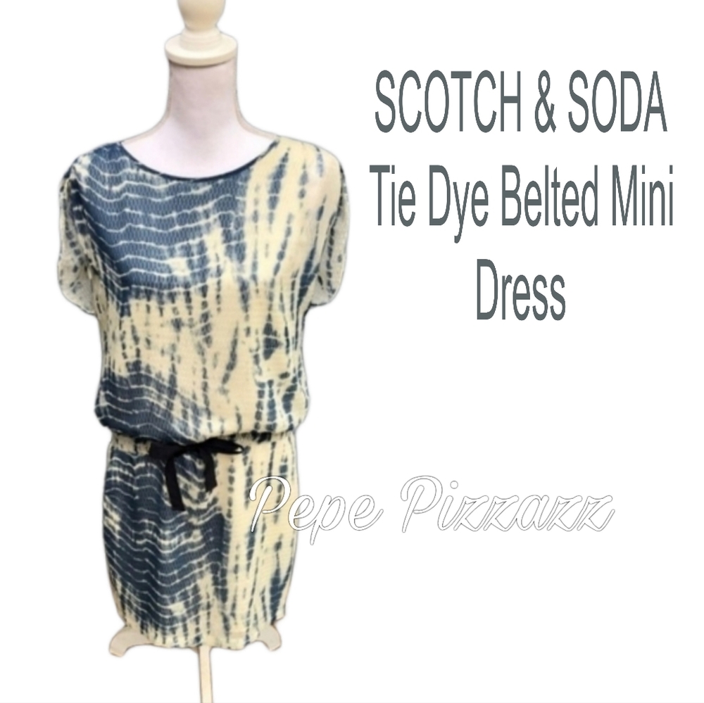 SCOTCH & SODA maison scotch 👗dress. DESIGNER luxury summer dress EUC - Picture 2 of 15